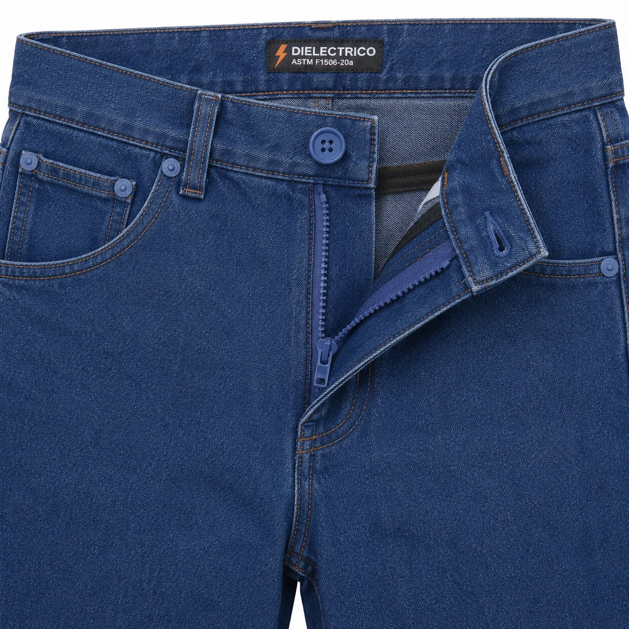 PANTALON JEAN AZUL DIELECTRICO CABALLERO BLUE DRESS - imagen 1