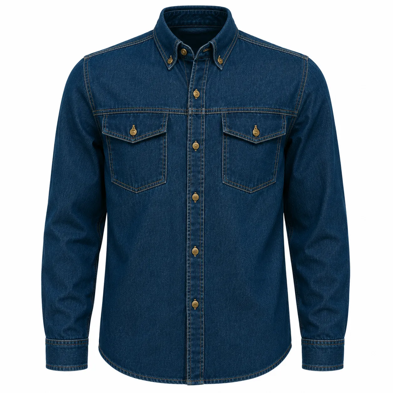 CAMISA JEAN Economica AZUL CABALLERO - imagen 1