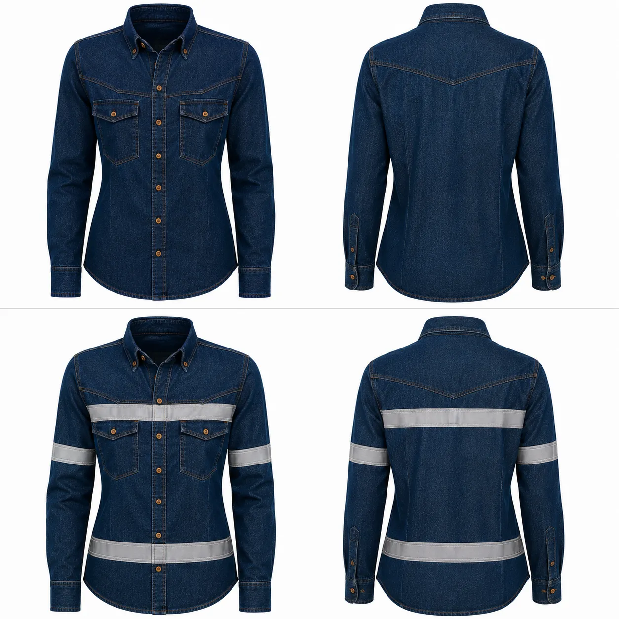 CAMISA JEAN AZUL DAMA BLUE DRESS - imagen 1