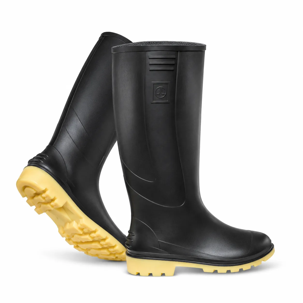 BOTA TITAN NEGRA PVC - imagen 1