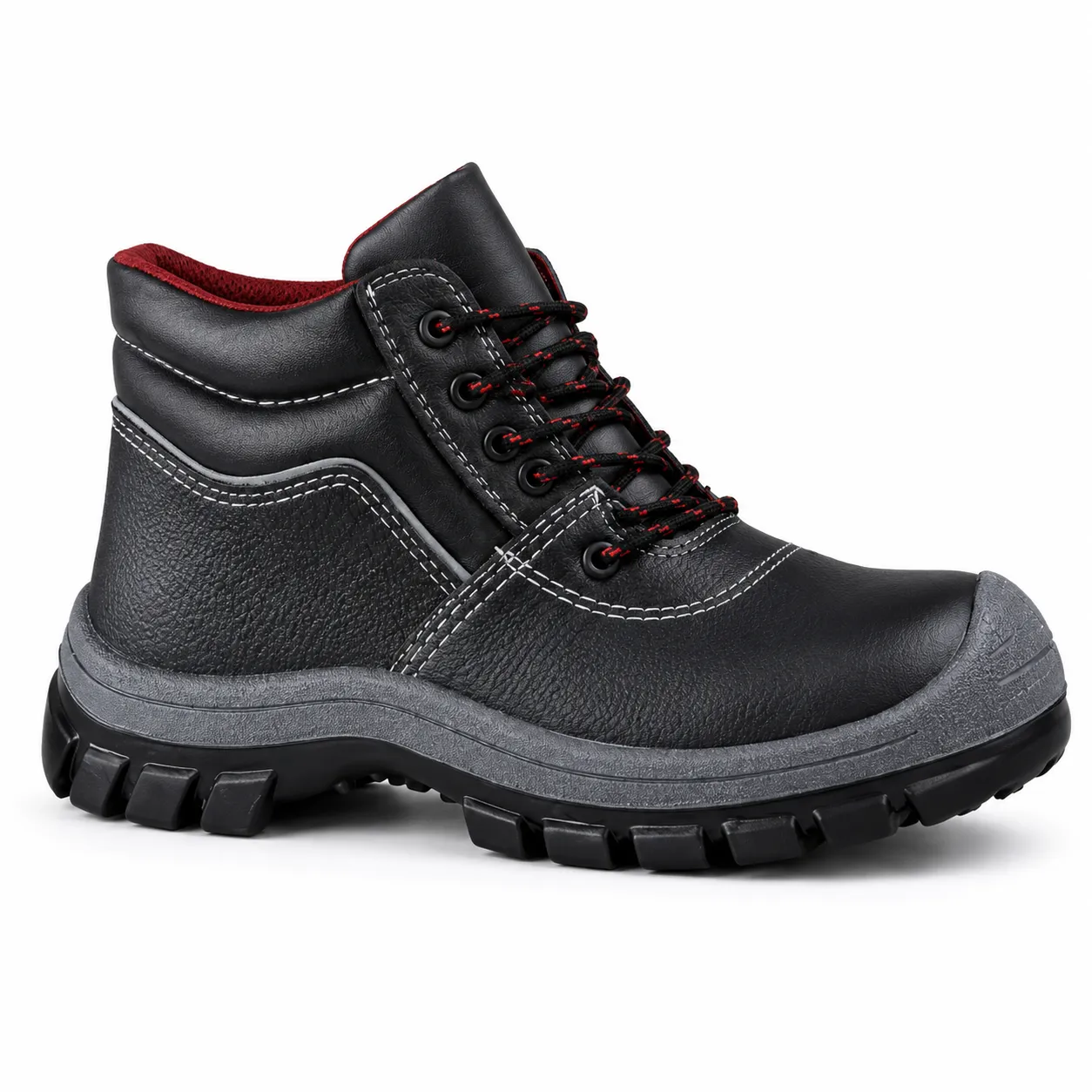 BOTA MASE NEGRA CUERO C/P COMPOSITE DIELECTRICA - imagen 1