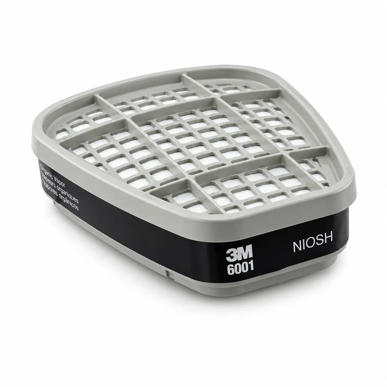 CARTUCHO 3M GRIS ANTI GASES VAPORES ORGANICOS -6001 - imagen 1