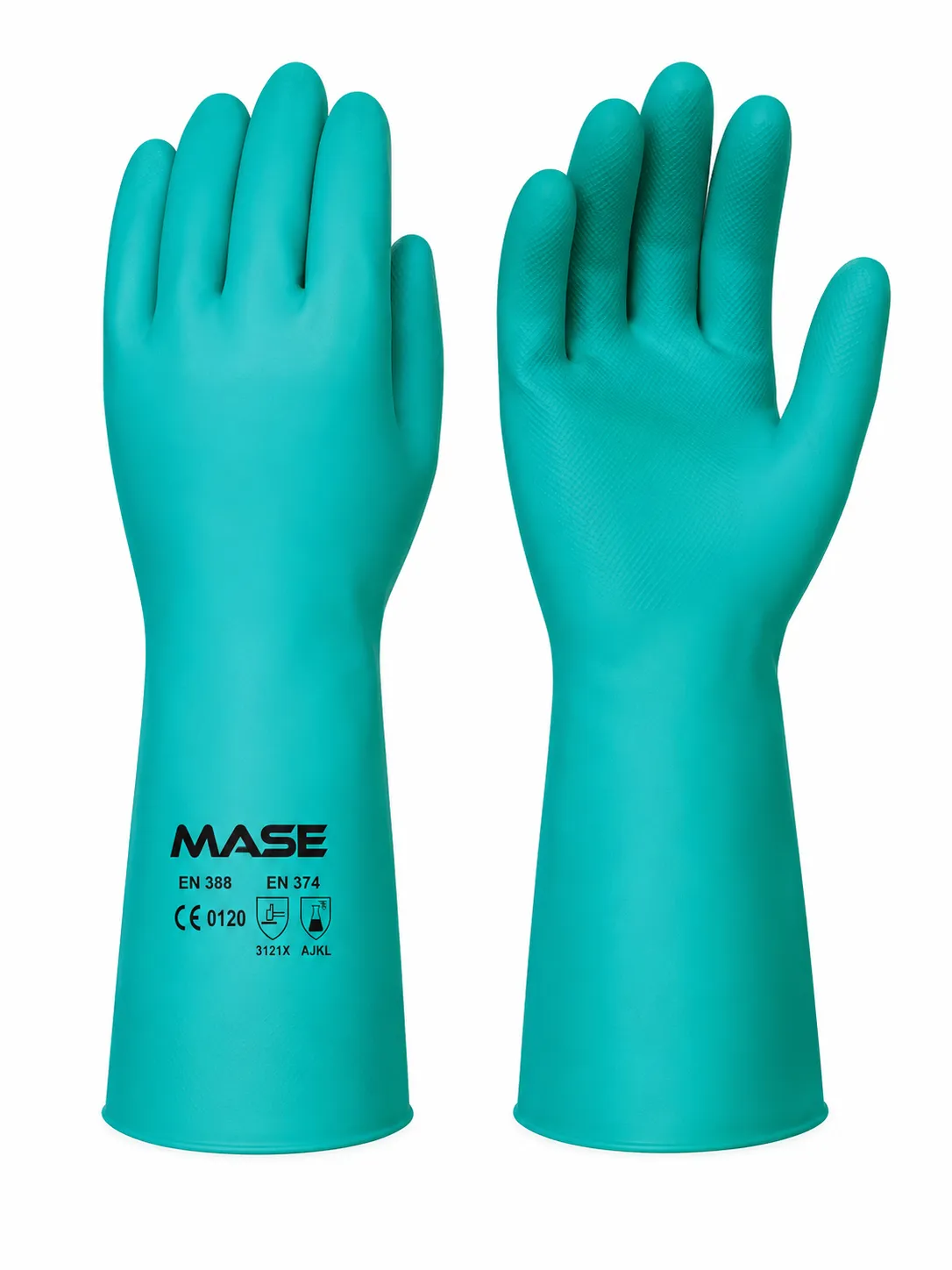 GUANTE NITRILO VERDE TALLA 7 CORTO - imagen 1