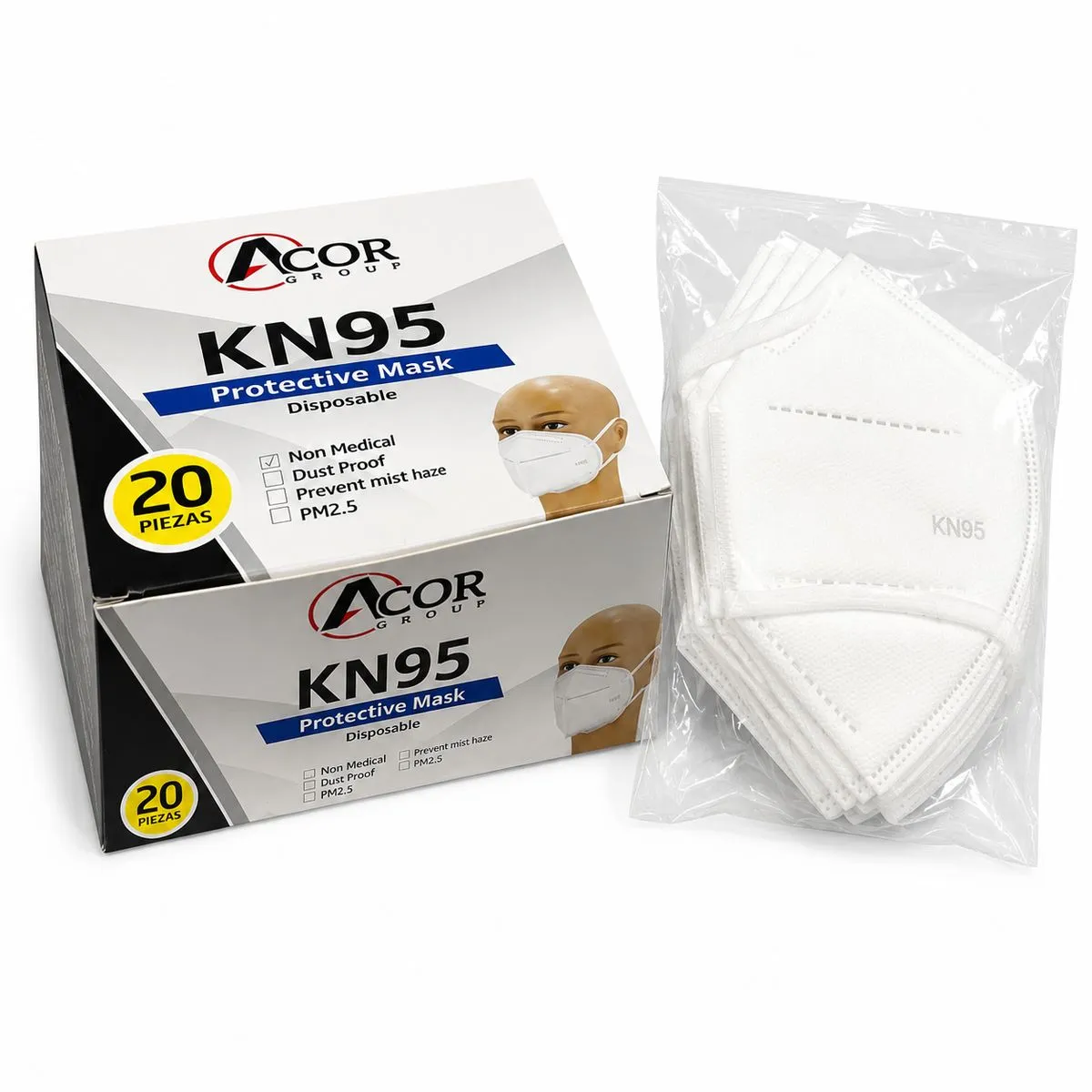 CAJA DE TAPABOCAS N95 X20